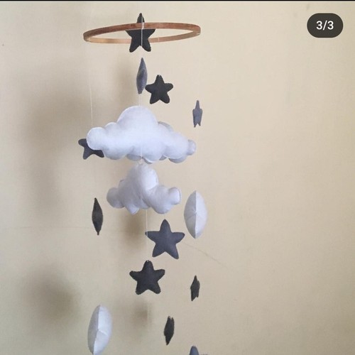 Felt cot mobile - cot,
