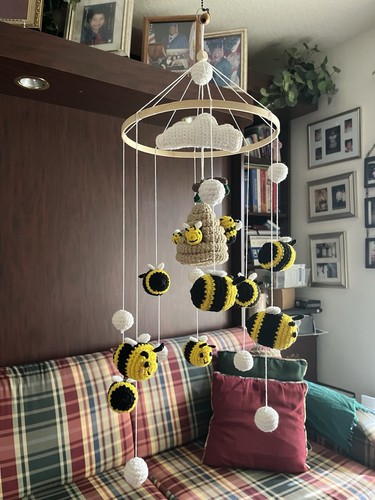 Crochet handmade bumblebee - crochet,