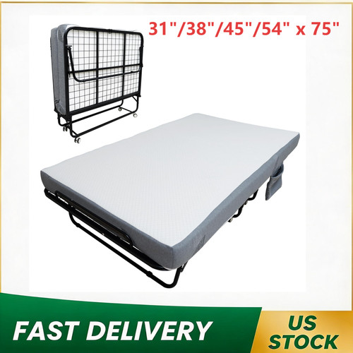 Folding bed with inch memory - folding,