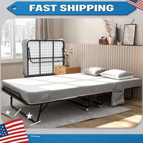 Folding bed rollaway with - rollaway,